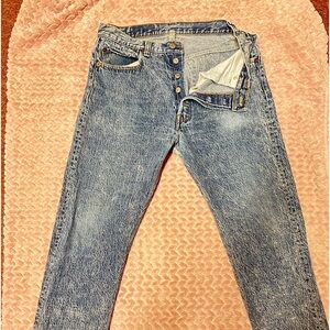 Levi splatter button fly